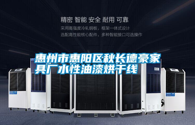 惠州市惠陽(yáng)區(qū)秋長(zhǎng)德豪家具廠水性油漆烘干線