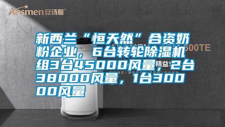 新西蘭“恒天然”合資奶粉企業(yè)，6臺轉(zhuǎn)輪除濕機組3臺45000風量，2臺38000風量，1臺30000風量