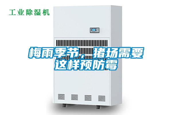 梅雨季節,豬場需要這樣預防霉
